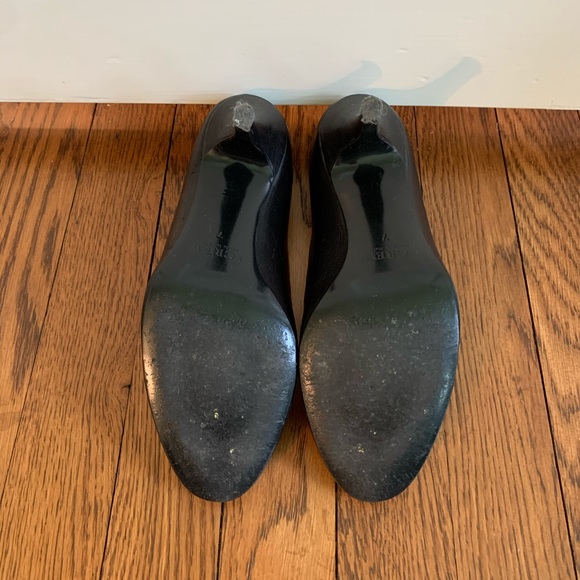 Jcrew Round toe black leather pumps - Picture 4 of 4